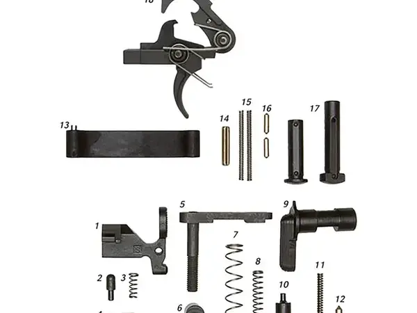 AR-15 Lower Parts Kit w/ QMS Trigger