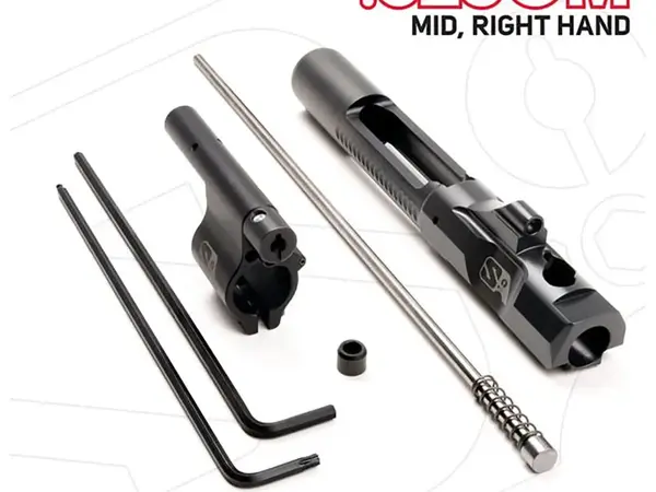 AR-15 Adj Piston System W/ClampOn .625" Gas Block Mid RH