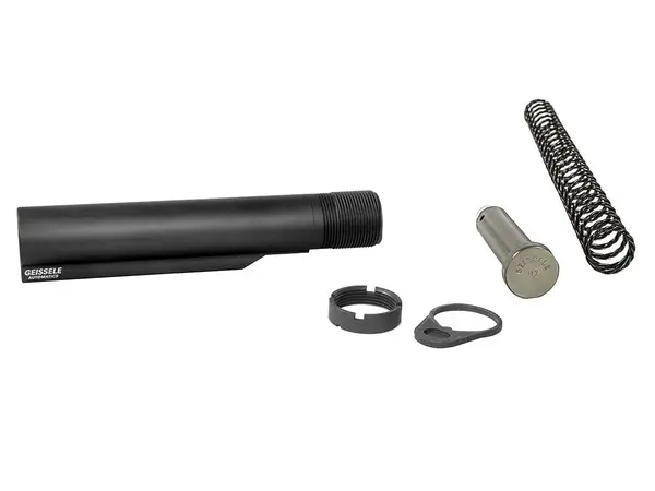 AR15 Premium MILSPEC Buffer Tube Assembly W/Super 42, H2 BLK