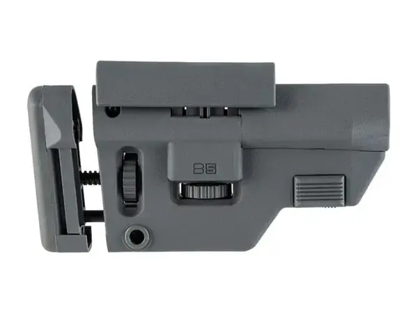 Collapsible Precision Stock 556 Wolf Grey- Medium