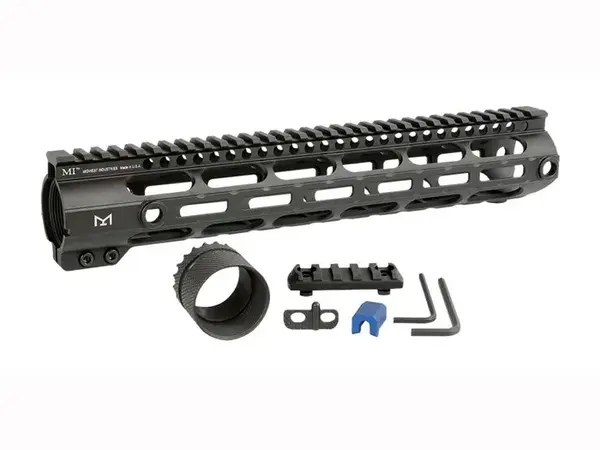 AR 308 12.625" Combat Rail Handguard DPMS High M-LOK Black