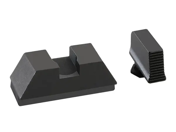 2L Optic Comp Sights Serratd Front .240"F /.315"R for Glock
