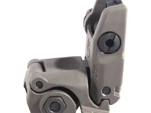 MBUS Rear Sight Flip-Up Polymer for AR-15 FDE