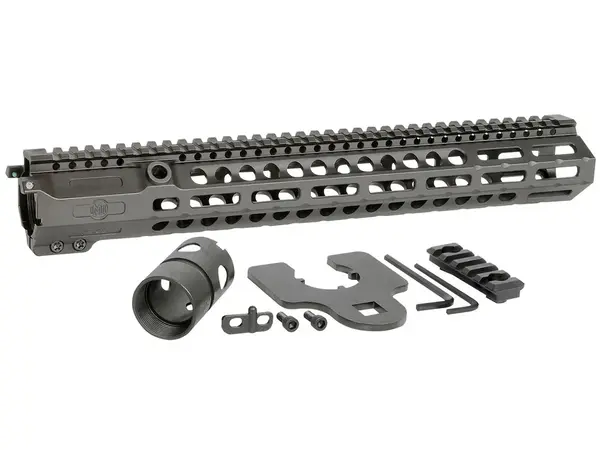 Low Combat Rail HD 15" M-LOK Handguard for AR-15 Black