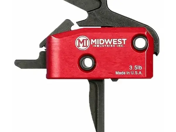 AR-15 Enhanced Flat Trigger 3.5lb Single Stage Drop-In Blk