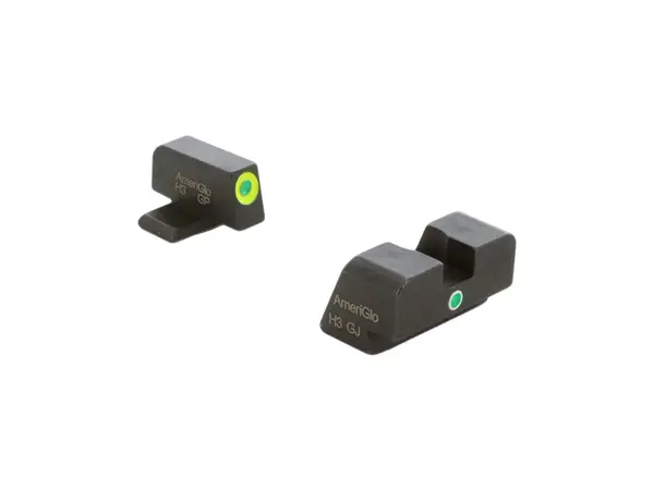 i-Dot Sight Set LumiGreen Outline  for FN High Power Black