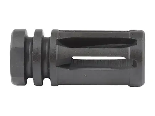 Extended A2 Flash Suppressor 22 Caliber 1/2-28 Steel Black