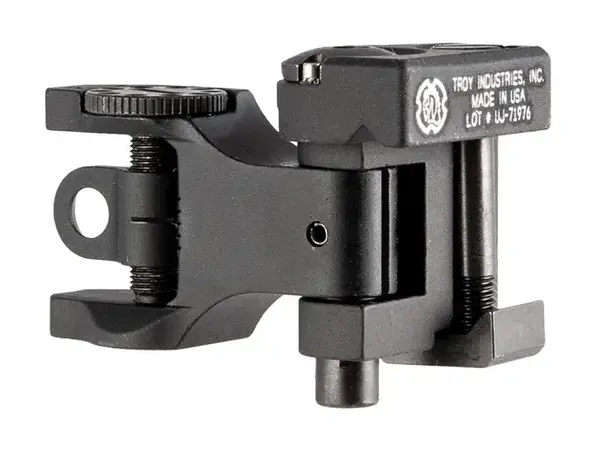 AR-15  Flip-Up Adjustable Rear Sight Black