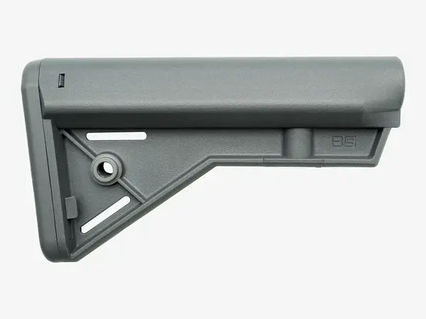 AR-15 Bravo Stock Mil-Spec Fixed Gray