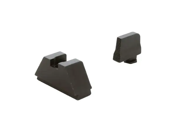 2XL Optic Comp Sights Serrated Front .350"F/.429"R for Glock