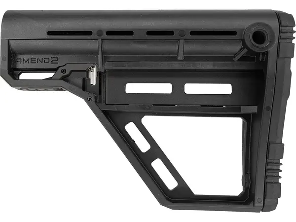 AMS Modular M-LOK Base Mil-Spec Carbine Stock Black