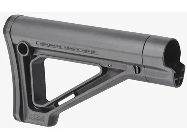 MOE Fixed Mil-Spec Carbine Stock for AR-15 Gray