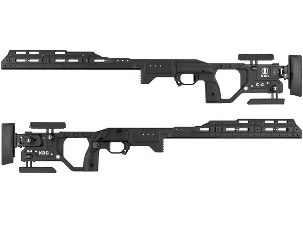 C-4 Chassis Rem700 SA w/Opt Inlet Shroud/ThumbGrip/Enh Cheek