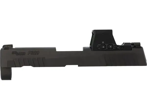 Slide Assembly P320X 3.9" 9mm Luger w/Romeo-X Sight Black