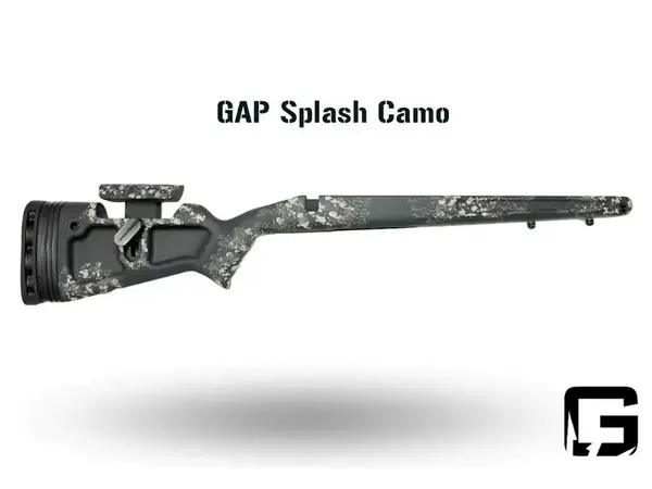 Eagle Pro Long Action Right Hand Rifle Stock GAP Splash Camo