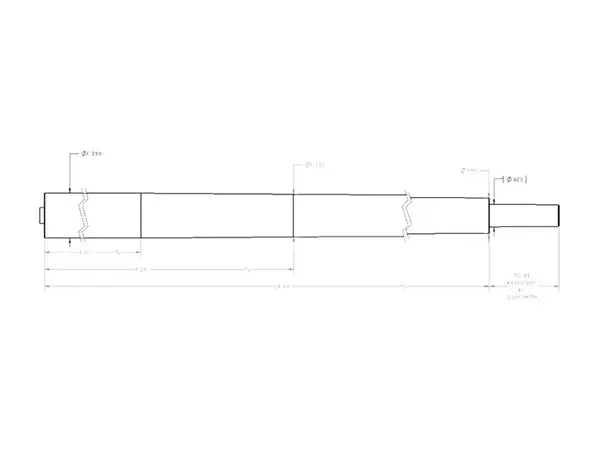30 Caliber 1-9 Twist 28" Stainless Steel Competition BBL