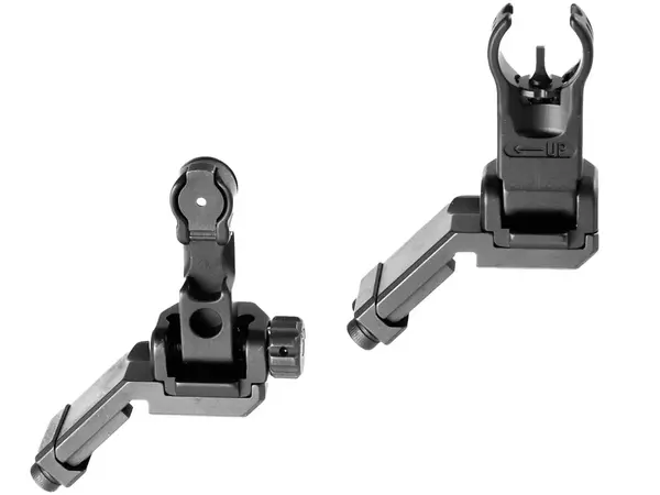 Backup Offset Front/ Rear Sight for HK Type Rifles Picatinny