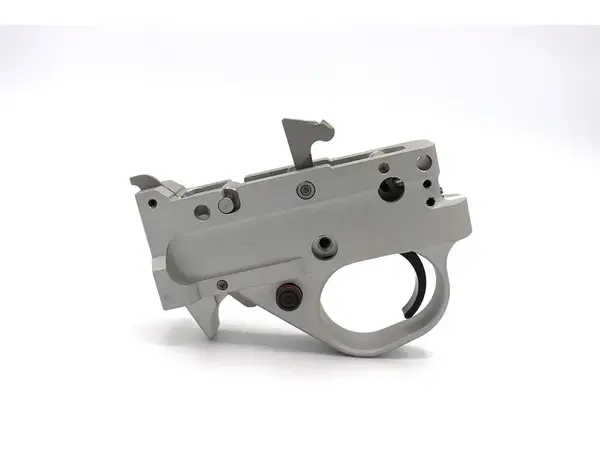 Two Stage Trigger Unit for 10/22 Silver Blk Curved Extended