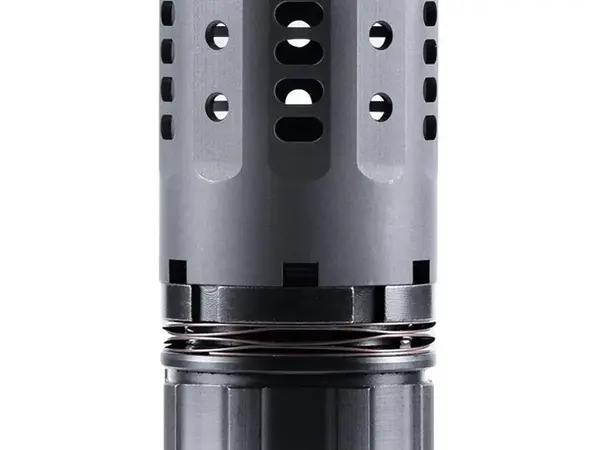 Pyro 2.0 Muzzle Brake w/DA451 KeyMicro & .45 Cal Front Cap