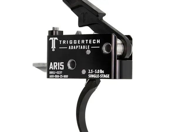 AR15 Single-Stage Adaptable Pro Curved Trigger PVD Black