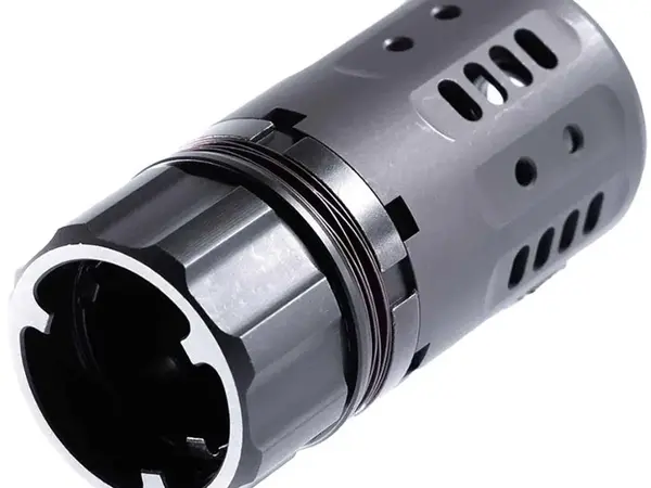 Pyro 2.0 Muzzle Brake w/DA457 Xeno & .45 Cal Front Cap