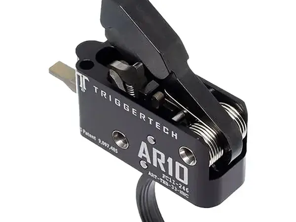 AR .308 Adaptable Trigger Black Curved Two-Stage