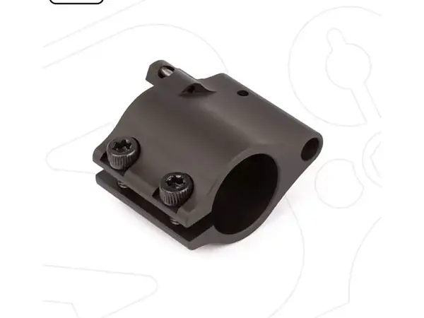 AR-15 Clamp On Titanium Adjustable Gas Block .936" Black