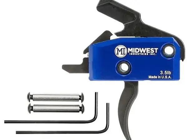 AR-15 Enhanced Trigger Drop-In Curved Single Stage 3.5lbs