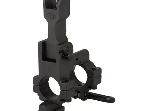 YHM-9394 -AR15 Gas Block Front Sight w/lug .750 Steel Black