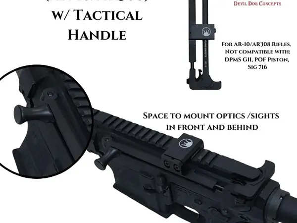 AR-308 HC-10 Side Charging Handle w/Tactical Pull Handle