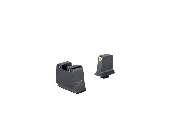 Suppressor/Optic Height Sight Set Yellow/Tritium Slim Glocks