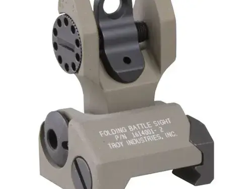 AR-15  Flip-Up Adjustable Rear Sight Dark Earth
