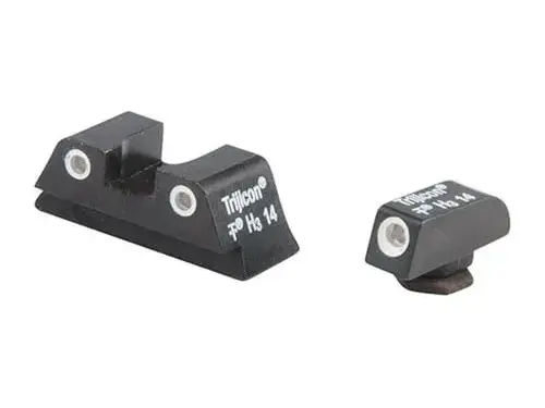Glock 42/43 Night Sight Set, 3 Dot, Green/Green