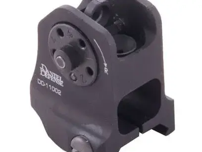 Fixed Adjustable A1.5 Backup Rear Sight for AR-15 Black