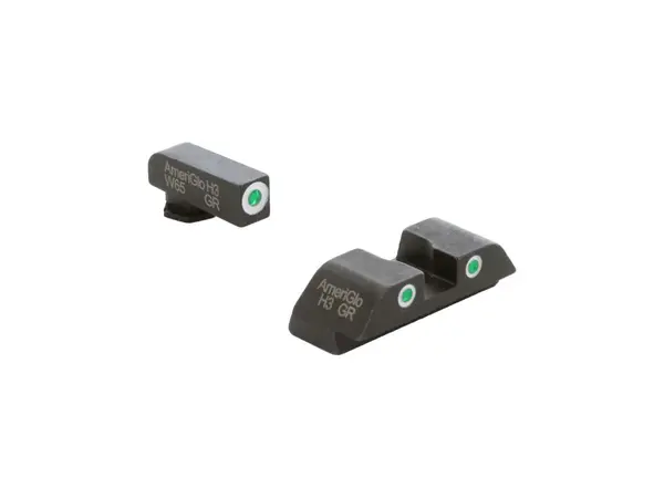 Classic Tritium Sight Set for Glock 19 & 23 9mm/.40 G5 Black