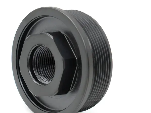 Direct Thread Adapter 5/8"x24 Square Shoulder Black