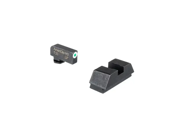 1L Optic Comp Sights Trit/White OL .220"F /.295"R for Glock
