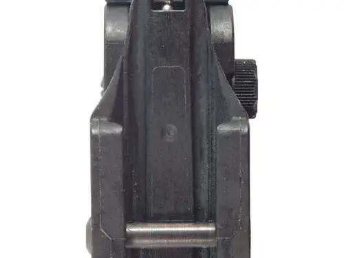 AR-15  Flip-Up Adjustable Low Profile Rear Sight  Black