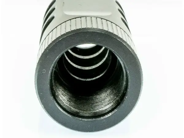 Muzzlok .450/.458 Caliber 3-Port Muzzle Brake 11/16"-24 BLK