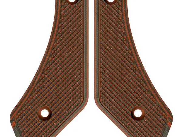 Lever Stock G10 Large Pistol Grip - Red Black