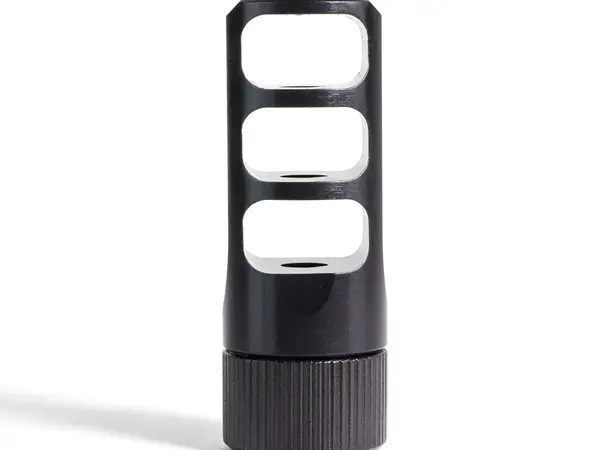 GUNNER 5.56NATO Muzzlok 3-Port Muzzle Brake 1/2"-28 Threads