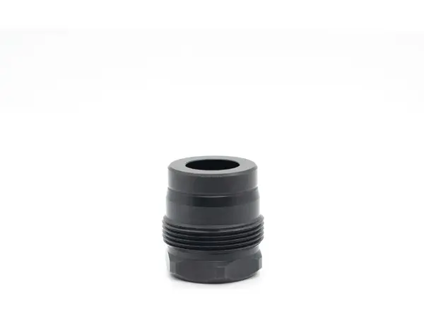 Mini Muzzle Brake 0.456 1/2x36 Thread Square Shoulder Black
