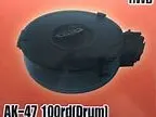 RWB Korean  100 rfd 7.62x39  drumm mags new in boxes  