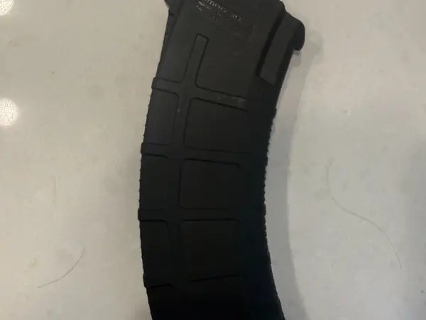 AK PMAG 7.62x39 + 30 rounds of steel cased 7.62 ammo loaded