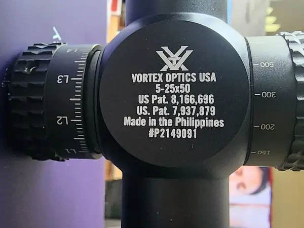 Vortex Viper 5-25x50 PST Gen II EBR-7 MRAD